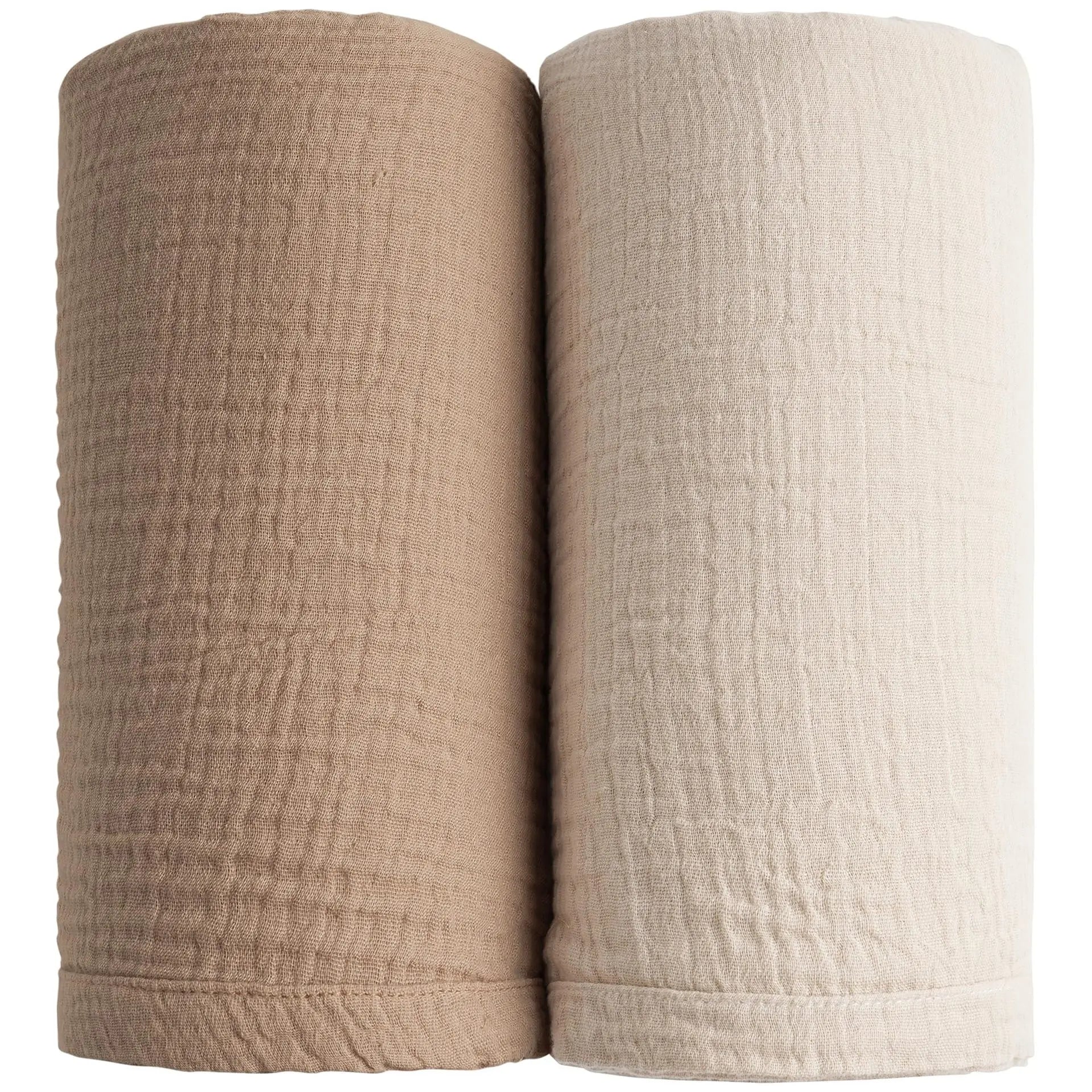 2PC/Set Baby Swaddle Blanket Bedding Soft Cotton Muslin Receive Blankets for Newborn Baby Wrap Stroller Cover Babies Acceesories