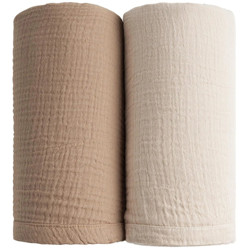 2PC/Set Baby Swaddle Blanket Bedding Soft Cotton Muslin Receive Blankets for Newborn Baby Wrap Stroller Cover Babies Acceesories
