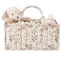 QB Multi-compartment Portable Mommy Bag Storage Bag Floral Mother and Baby Bag Diaper Baby Storage Bag