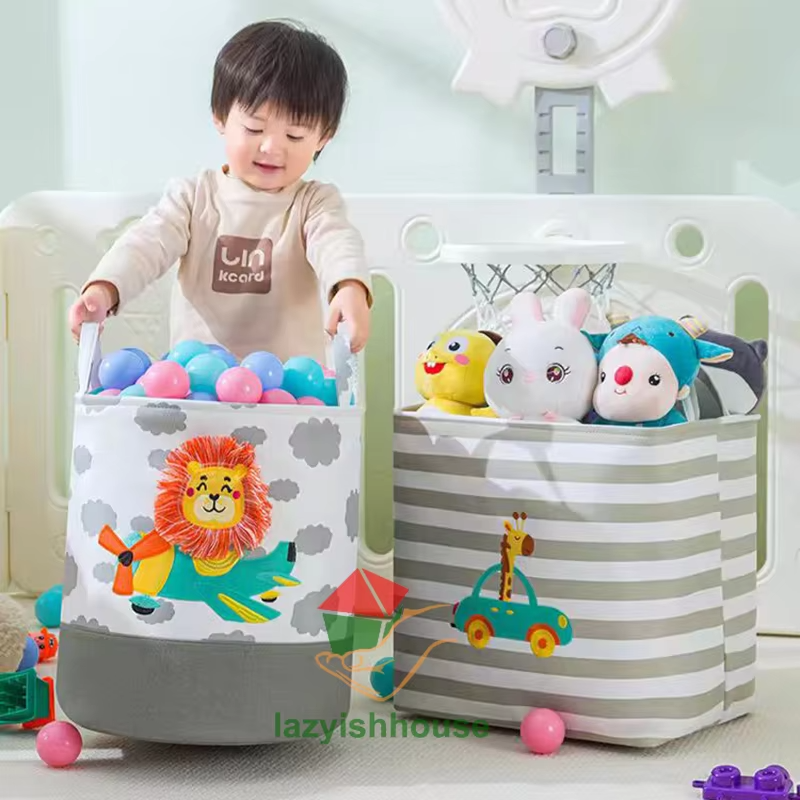 Folding Storage Basket Linen Storage Fabric Wardrobe Office Bedroom Closet Toys Laundry Basket With Handle Storage Organizer New