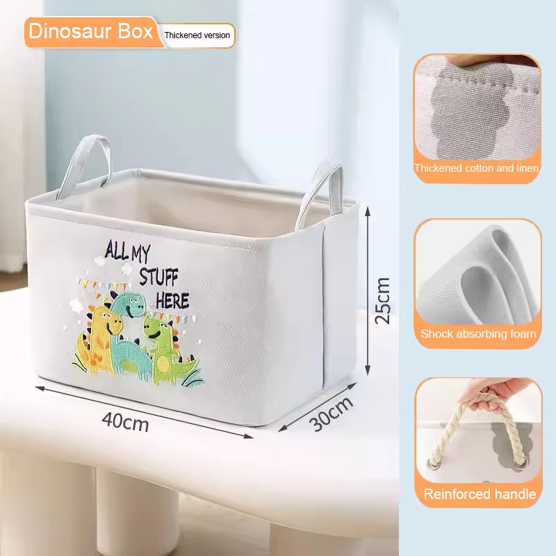 Folding Storage Basket Linen Storage Fabric Wardrobe Office Bedroom Closet Toys Laundry Basket With Handle Storage Organizer New
